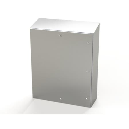 Saginaw Control & Engineering 1/4 Turn Latch Electrical Enclosures, 42 in H, 12 in D, 36 in W, NEMA 3R, 4, 4X, 12, 13 SCE-42K3612SSST